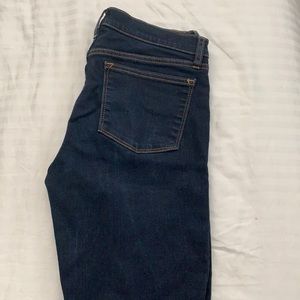 JCrew dark denim cropped skinny Jean